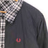 フレッドペリー FRED PERRY ロゴ刺繍 チェック キルティング リバーシブル シャツジャケット メンズ import:L