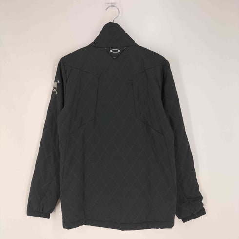 オークリー OAKLEY スカル ロゴ刺繍 キルティング 中綿 ジップアップジャケット メンズ import:M