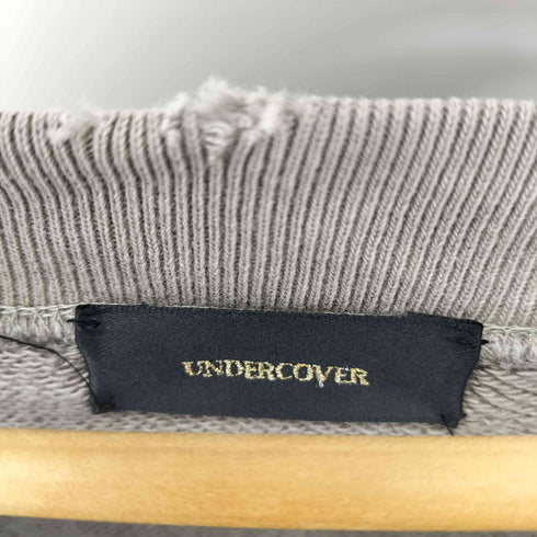 アンダーカバー UNDERCOVER 17AW ダメージ加工 ボロリブ オーバーサイズ スウェット メンズ JPN:2