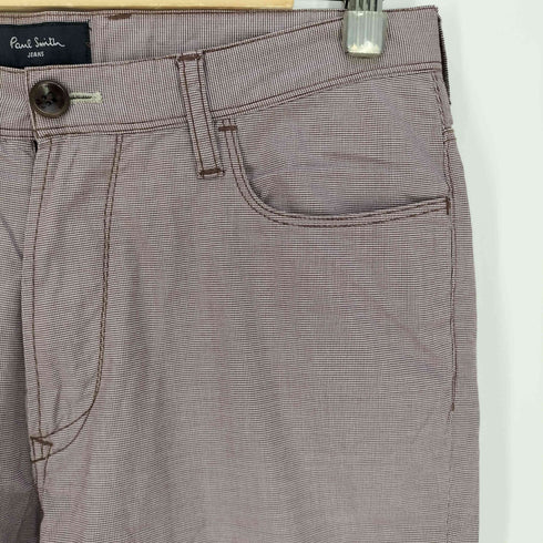 ポールスミスジーンズ Paul Smith JEANS 千鳥格子柄 5ポケット テーパードパンツ メンズ L