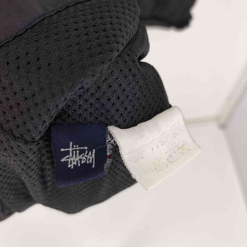 ステューシー Stussy 00s ハニカム リップストップ リンクロゴ ナイロン ジャケット マウンテンパーカー メンズ