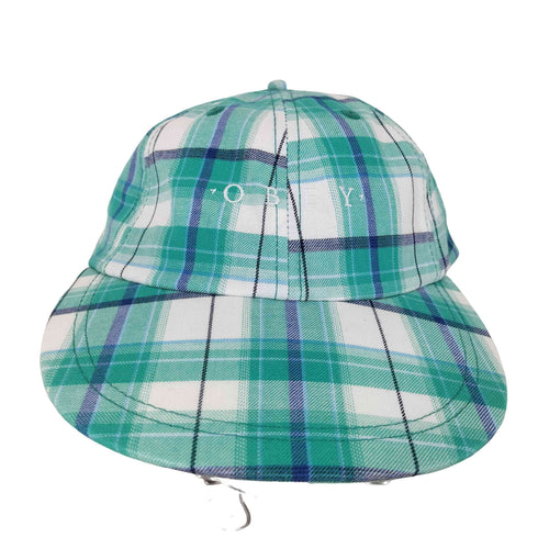 オベイ OBEY チェック柄ストラップバックキャップ メンズ