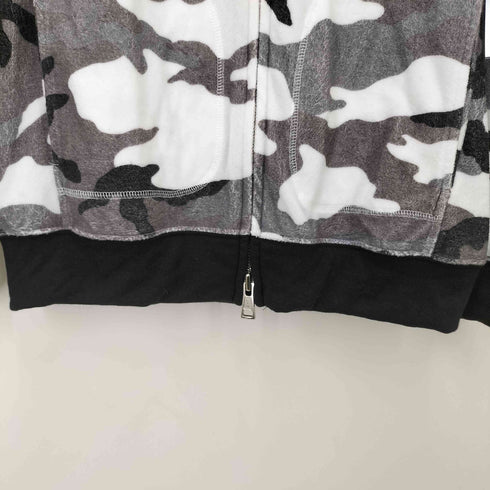エーケイエム AKM 23SS ORIGINAL SILKY TENCEL PILE RAGLAN ZIP PARKA オリジナル シルキー テンセル パイル ラグランジップパーカー メンズ JPN:L