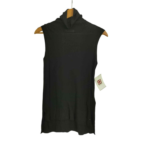 デミルクスビームス Demi-Luxe BEAMS 20aw シルク ノースリーブ タートルネックプルオーバー レディース FREE