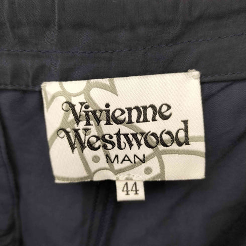 ヴィヴィアンウエストウッドマン Vivienne Westwood MAN 00S ライカ期 シャーリング加工 裾ドローコード イージーパンツ メンズ 44