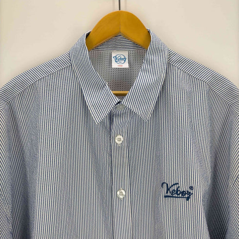 ケボズ KEboz COOLMAX SEERSUCKER BALL SHIRT メンズ JPN:L