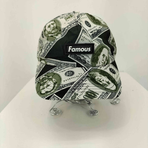 ワールドワイドフェイマス WORLD WIDE FAMOUS ドル柄6パネルキャップ メンズ