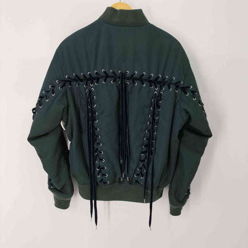ジーヴィジーヴィ G.V.G.V. LACE UP MA-1 BLOUSON レディース 38