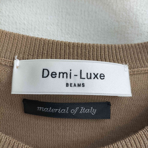 デミルクスビームス Demi-Luxe BEAMS 21ss ロロピアーナ クルーネックカーディガン レディース