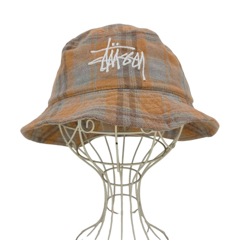 ステューシー Stussy チェック柄 バケットハット メンズ