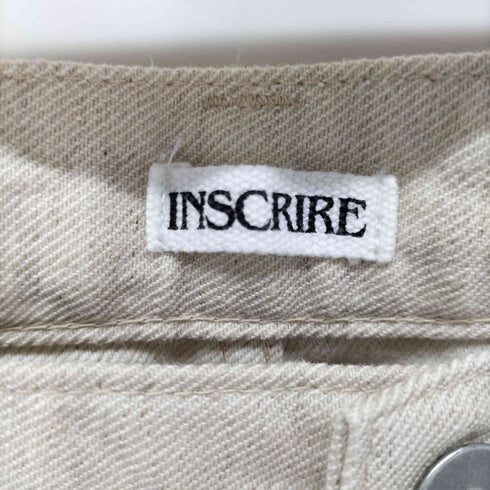 アンスクリア INSCRIRE ヘンプ混 ストレートパンツ レディース 34