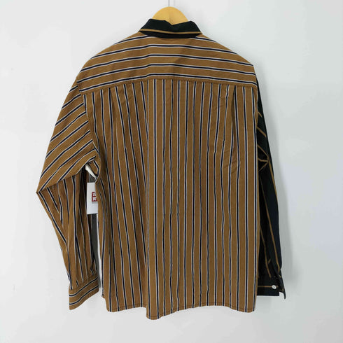 フレッドペリー FRED PERRY Stripe Bowling L/S Shirt JAPAN LIMITED メンズ M