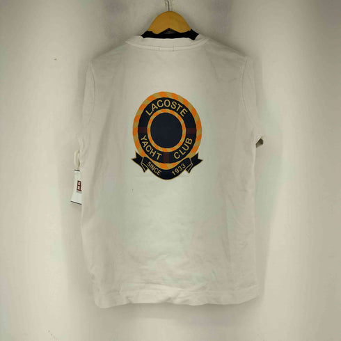 ラコステ LACOSTE ロゴ刺繍 YACHT CLUBバックプリントTシャツ メンズ import:S