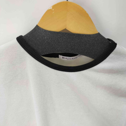 ビューティーアンドユースユナイテッドアローズ BEAUTY & YOUTH UNITED ARROWS パイル リンガー Tシャツ レディース