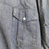 ラングラー Wrangler REGULAR FIT スナップボタン デニム地 開襟シャツ メンズ M