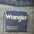 ラングラー Wrangler REGULAR FIT スナップボタン デニム地 開襟シャツ メンズ M