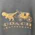 コーチ COACH ロゴ刺繍 Vガゼット リブ スウェット レディース import:M