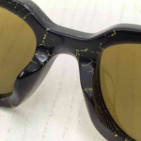 プラダ PRADA マーブル柄 シンボルセルフレーム スクエア サングラス レディース 51 20