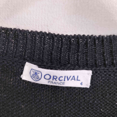 オーチバル ORCIVAL LINEN KNIT VEST リネンニットベスト メンズ 4