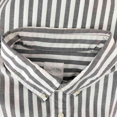 ザノースフェイス THE NORTH FACE NOVELTY QD OXFORD SHIRT ストライプボタンダウンシャツ メンズ XL