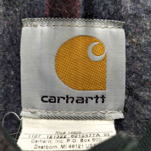 カーハート Carhartt 00S メキシコ製 MICHIGAN CHORE COAT 裏地ブランケット ミシガン チョアコート メンズ US:38