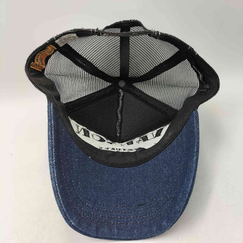 バンソン VANSON ロゴ刺繍 デニム 6パネル デニム メッシュ キャップ メンズ