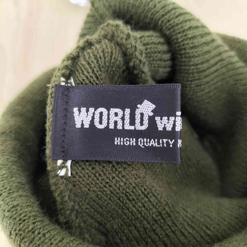 ワールドワイドフェイマス WORLD WIDE FAMOUS 刺繍ニット帽 メンズ