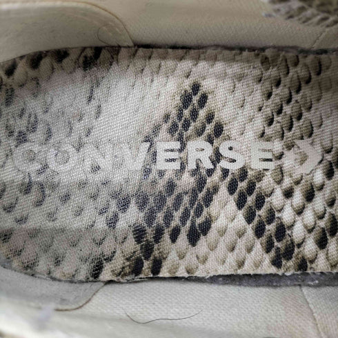 コンバースオールスター CONVERSE ALLSTAR パイソン柄ローカットスニーカー レディース JPN:24.5