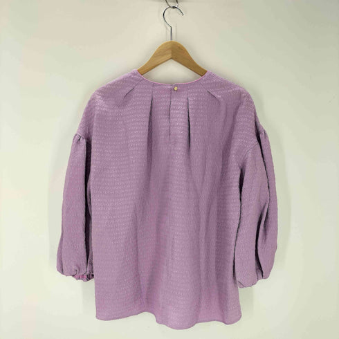 ユナイテッドアローズグリーンレーベルリラクシング UNITED ARROWS green label relaxing ソデボリューム ジャカード ブラウス レディース FREE