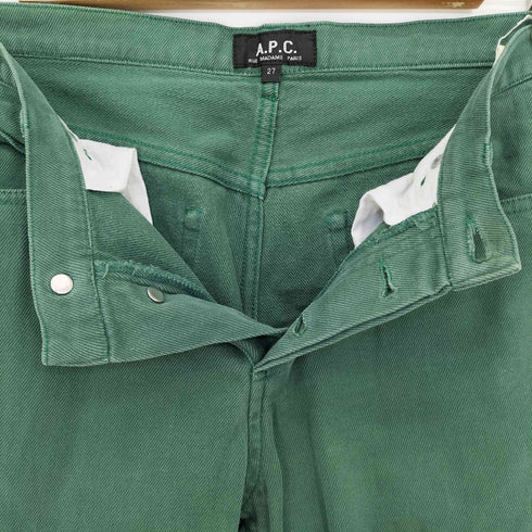 アーペーセー A.P.C. OLD 旧タグ チュニジア製 スリム カラーデニム レディース 27