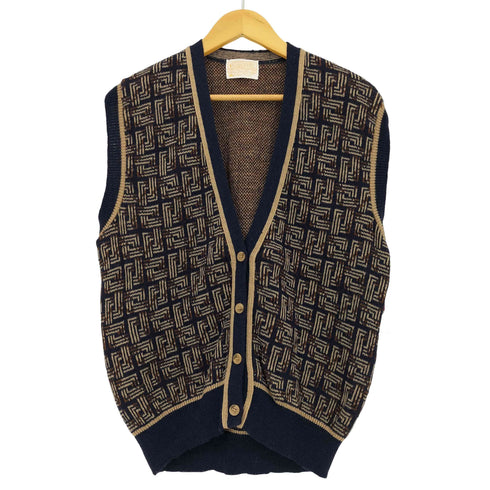 ペンドルトン PENDLETON 70S USA製 総柄 ニットベスト メンズ import:L