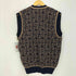 ペンドルトン PENDLETON 70S USA製 総柄 ニットベスト メンズ import:L