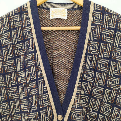 ペンドルトン PENDLETON 70S USA製 総柄 ニットベスト メンズ import:L