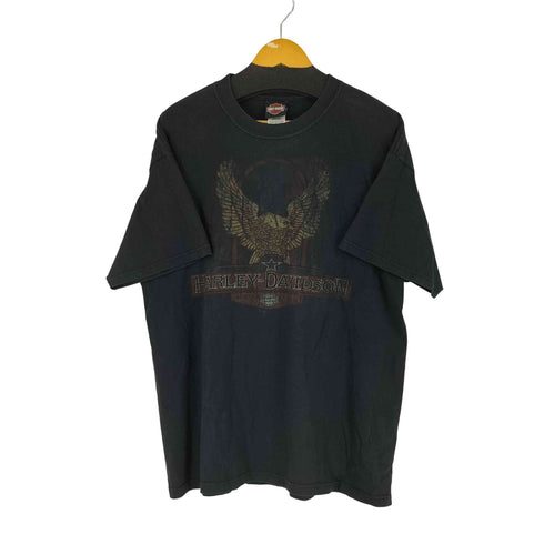 ハーレーダビッドソン HARLEY-DAVIDSON HANESボディ 両面プリントクルーネックTシャツ メンズ JPN:XL