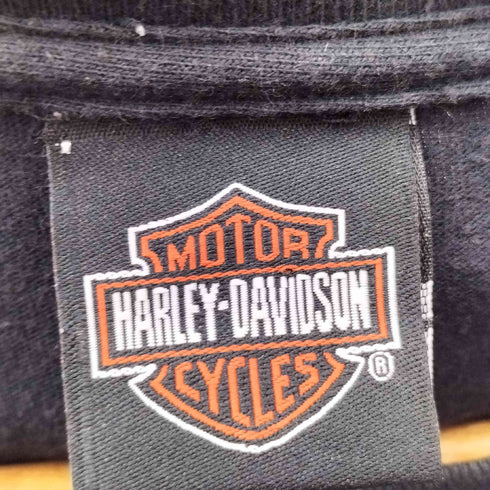 ハーレーダビッドソン HARLEY-DAVIDSON HANESボディ 両面プリントクルーネックTシャツ メンズ JPN:XL