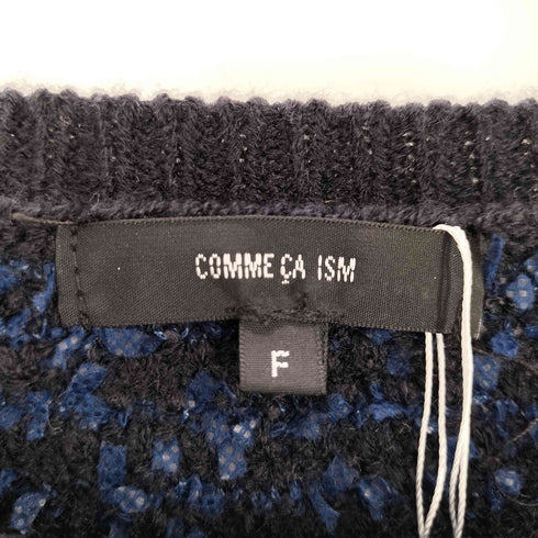 コムサイズム COMME CA ISM リボンヤーン カーディガン レディース FREE