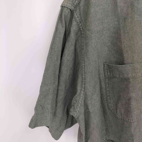 エルエルビーン L.L.Bean リメイク クロップド ボタンダウン S/S ダンガリーシャツ メンズ import:L