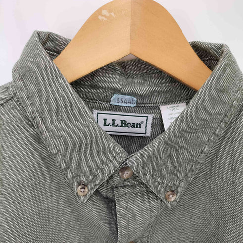 エルエルビーン L.L.Bean リメイク クロップド ボタンダウン S/S ダンガリーシャツ メンズ import:L