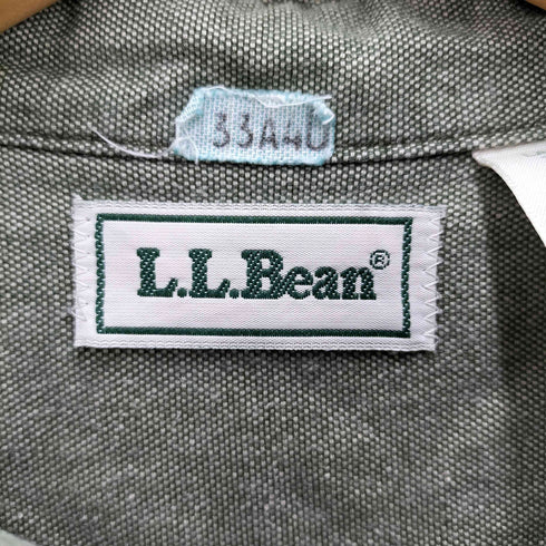 エルエルビーン L.L.Bean リメイク クロップド ボタンダウン S/S ダンガリーシャツ メンズ import:L