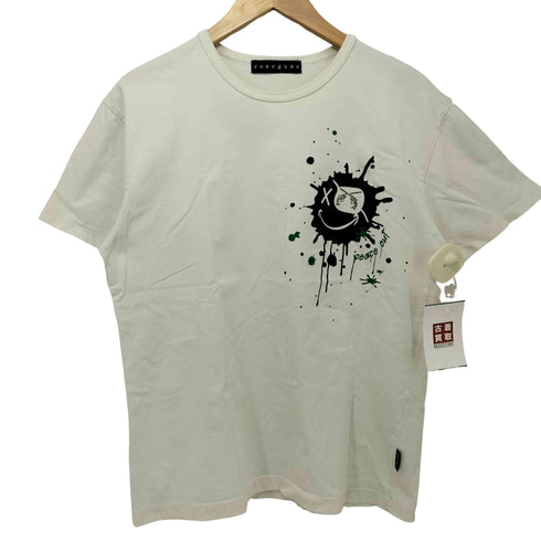 ロアーローガンス roar roarguns PEACE OUT プリント ラインストーン S/S Tシャツ レディース 3