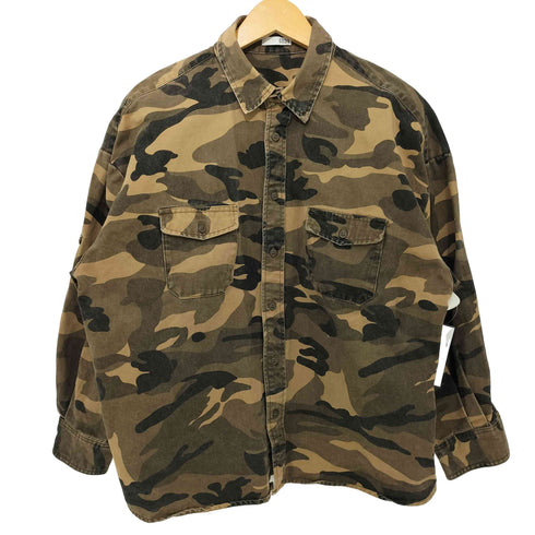 ジェイダ GYDA カモ柄 フラップポケット L/S シャツ レディース FREE