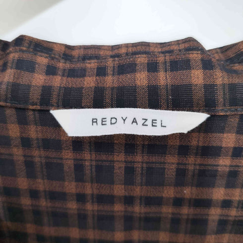 レディアゼル REDYAZEL プリーツドッキングチェックシャツワンピース レディース JPN:S