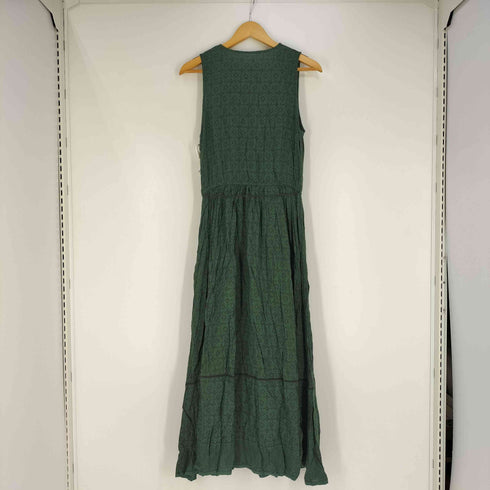 グリーンレーベルリラクシング GREEN LABEL RELAXING CFC INDIA パネル プリント ワンピース レディース
