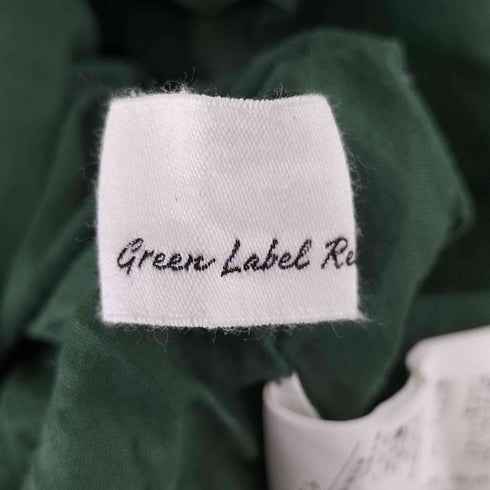 グリーンレーベルリラクシング GREEN LABEL RELAXING CFC INDIA パネル プリント ワンピース レディース