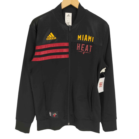 アディダス adidas MIAMI HEAT マイアミヒーツ NBA バスケ ジップアップ ウォームアップ ウェア メンズ JPN:L