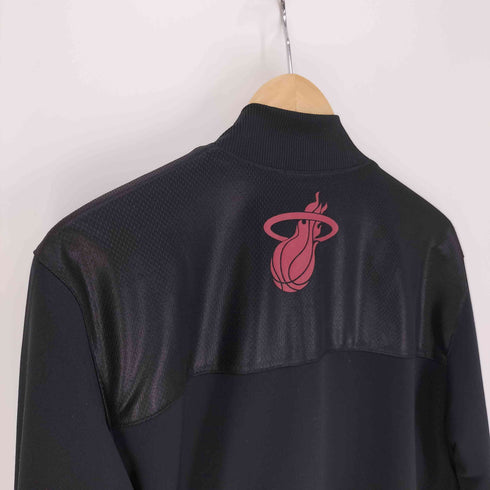 アディダス adidas MIAMI HEAT マイアミヒーツ NBA バスケ ジップアップ ウォームアップ ウェア メンズ JPN:L