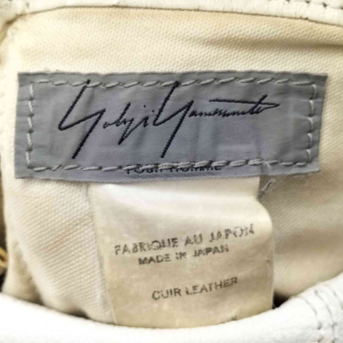ヨウジヤマモトプールオム Yohji Yamamoto POUR HOMME レザーショルダーバッグ メンズ