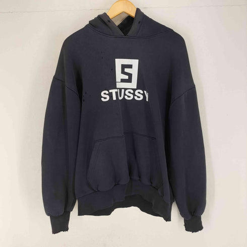 ステューシー Stussy 00s USA製 OLD ロゴサンプリング スウェットプルオーバーパーカー メンズ JPN:L