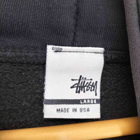 ステューシー Stussy 00s USA製 OLD ロゴサンプリング スウェットプルオーバーパーカー メンズ JPN:L