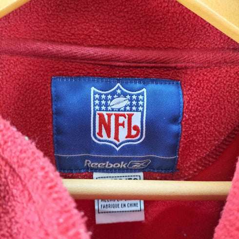チームアパレル NFL TEAM APPAREL チームロゴ刺繍フリースハーフジップジャケット メンズ JPN:XL